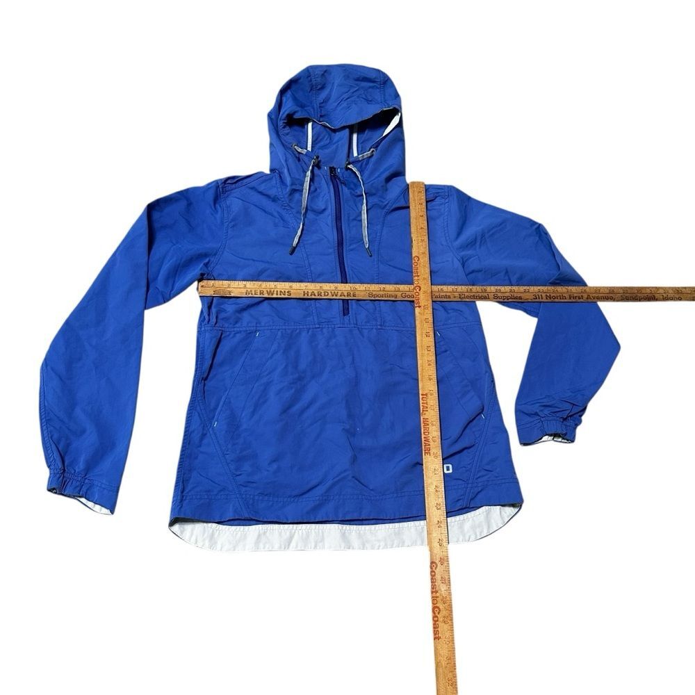 Stio Lockwood Men’s Medium Blue Hooded Anorak Pullover Jacket Windbreaker - Picture 5 of 7